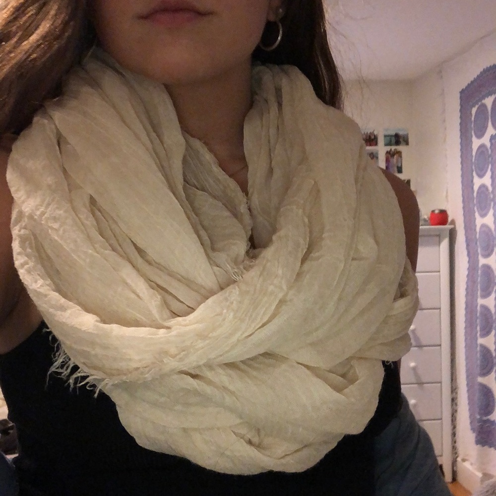 Cream infinity scarf from bp Nordstrom